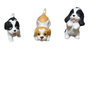 Vintage Homco Ceramic Dogs